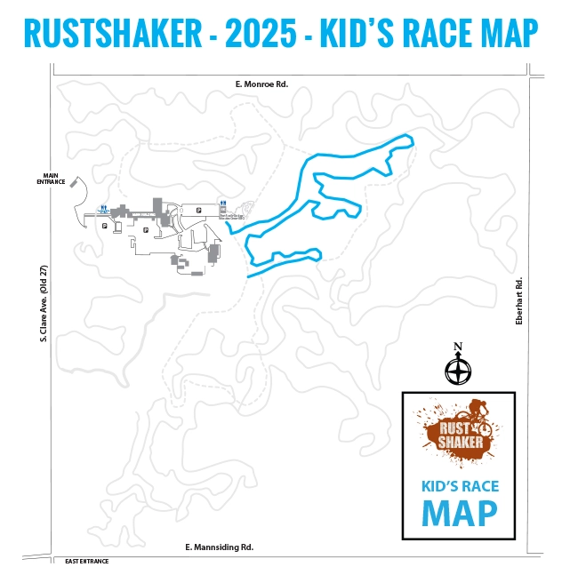 Rust Shaker Kids Race Map 2025