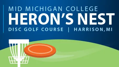 heron's nest disc golf course event