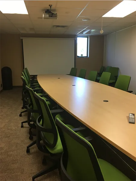 View of Doan Video Conference Room 125.