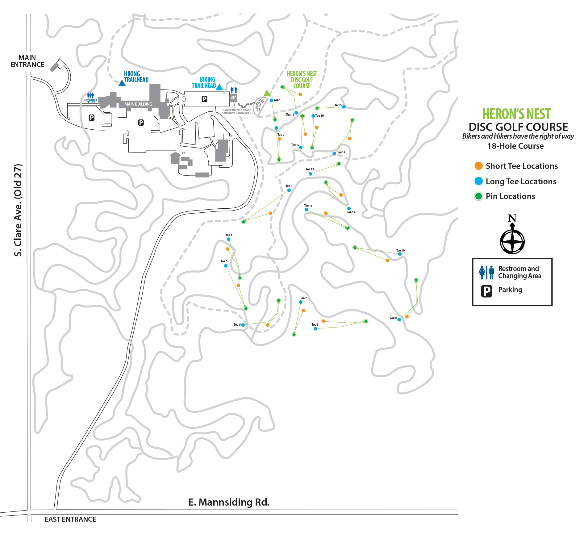 Disc Golf Overview Map 2025