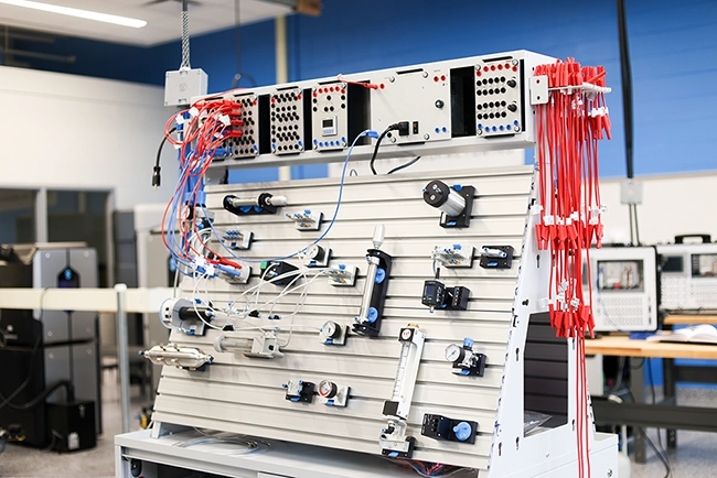 Simulated Manufacturing Equipment in our AIM Lab