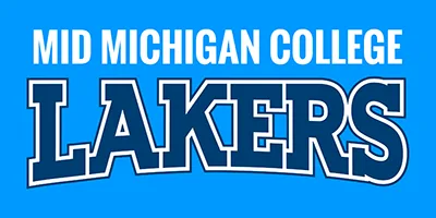 Laker Athletics Logo onCyan thumb
