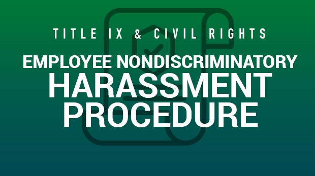 Employee Nondiscriminatory Harassment Procedure Gridlink
