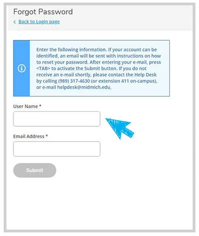 forgot password screen step 5